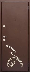 Дверь с кованными элементами DZ726