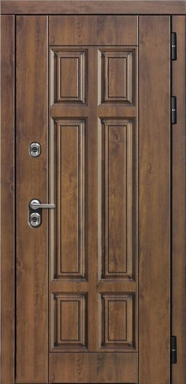 Входная дверь ДвериПРО Квадро Алиса (16мм, ПВХ ясень белый, зеркало) DPRO196446 внешняя сторона