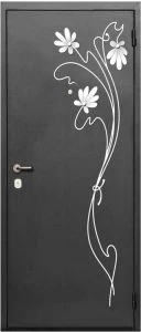 Дверь с кованными элементами DZ750