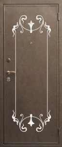 Дверь с кованными элементами DZ756