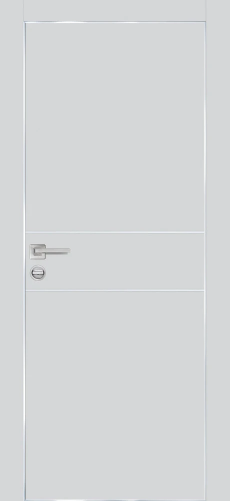 Фото Межкомнатная дверь PX-15  AL кромка с 4-х ст. Сапфир матовый
