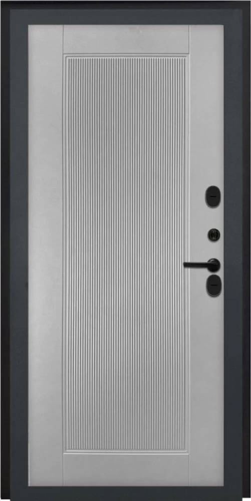 Входная дверь ДвериПРО L-43 ПВХ 10мм Астрод Velutto Grigio DPRO195699 внутренняя сторона