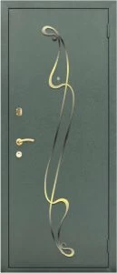 Дверь с кованными элементами DZ724