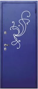 Дверь с кованными элементами DZ710