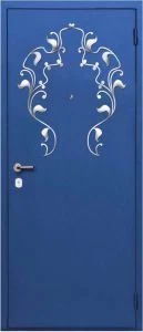 Дверь с кованными элементами DZ732