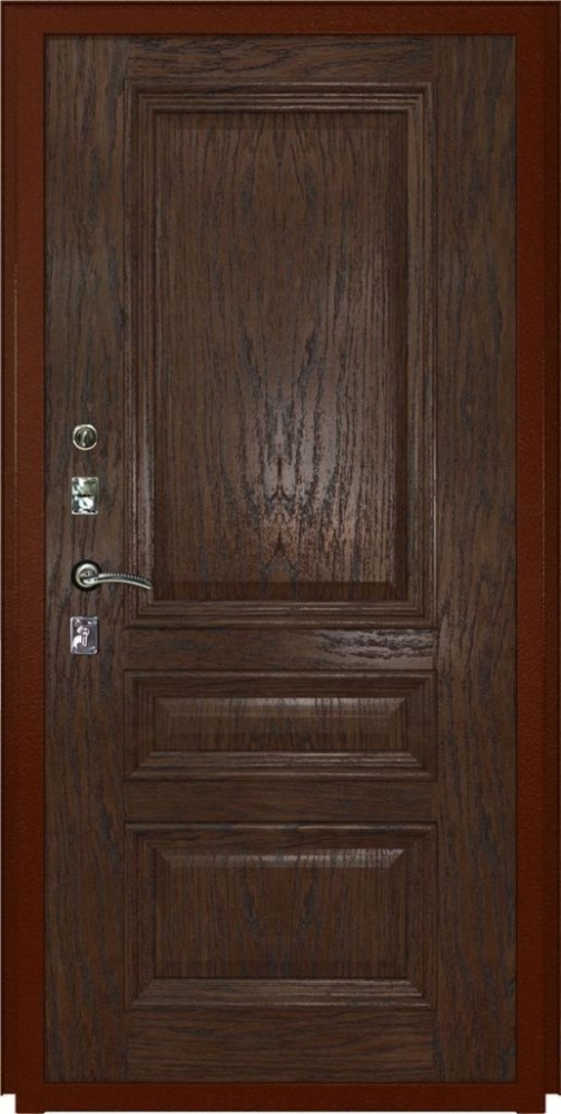 Входная дверь ДвериПРО Модель L-46 Фараон-2 (16мм, мореный дуб) DPRO195842 внутренняя сторона